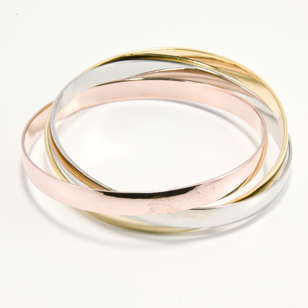 3-Color Bangle Set -J082